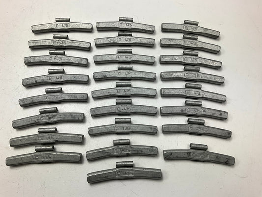 Plombco PFE-1-75 Wheel Weights 1.75 Oz, 25 Pcs