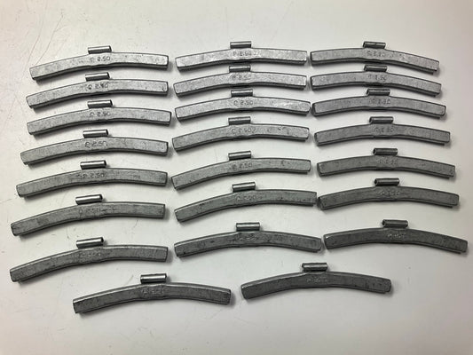 Plombco PFE-2-50 Wheel Balance Weights 2.50 Oz Each - 23 Pcs Total