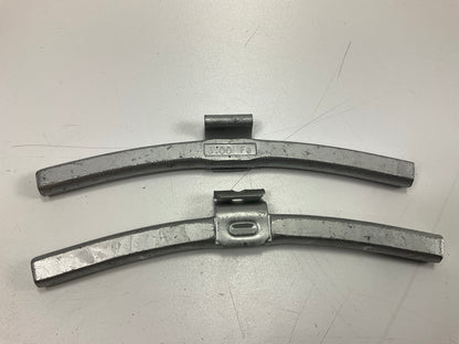 Plombco PFE-300 PFE Coated Steel 3 Oz. (85 Grams) Clip-On Wheel Weight, 25 / Pk