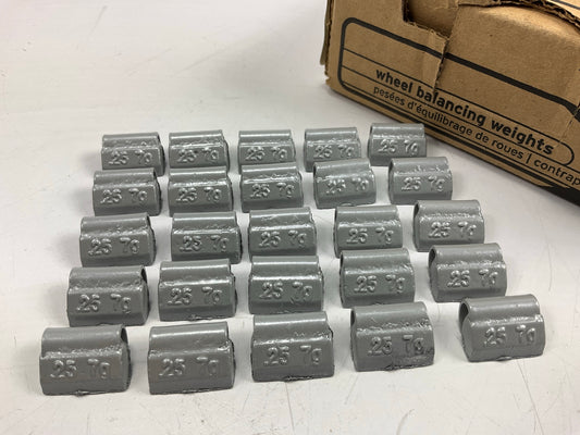 Plombco REGS-0.25 Wheel Weights 0.25 Oz Each - Box Of 25