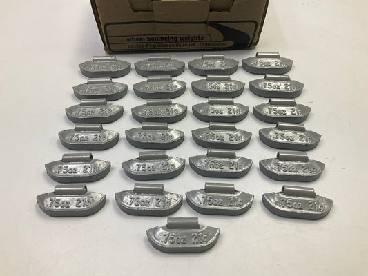 Plombco REGS-0-75 Coated Wheel Weights 21 Grams 0.75 Oz (3/4 Oz) - Pack Of 25