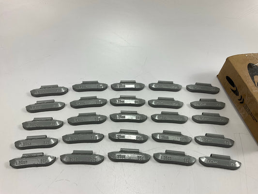 Plombco REGS-1-25 REGS 1.25 Oz (35 Gram) Wheel Weights (1-1/4 Oz) - 25 / Pack