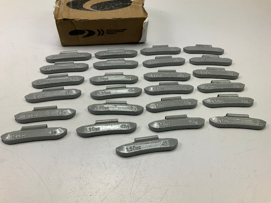 Plombco REGS-1-50 Wheel Balancing Weights, 1.5 Oz Each - Pack Of 25