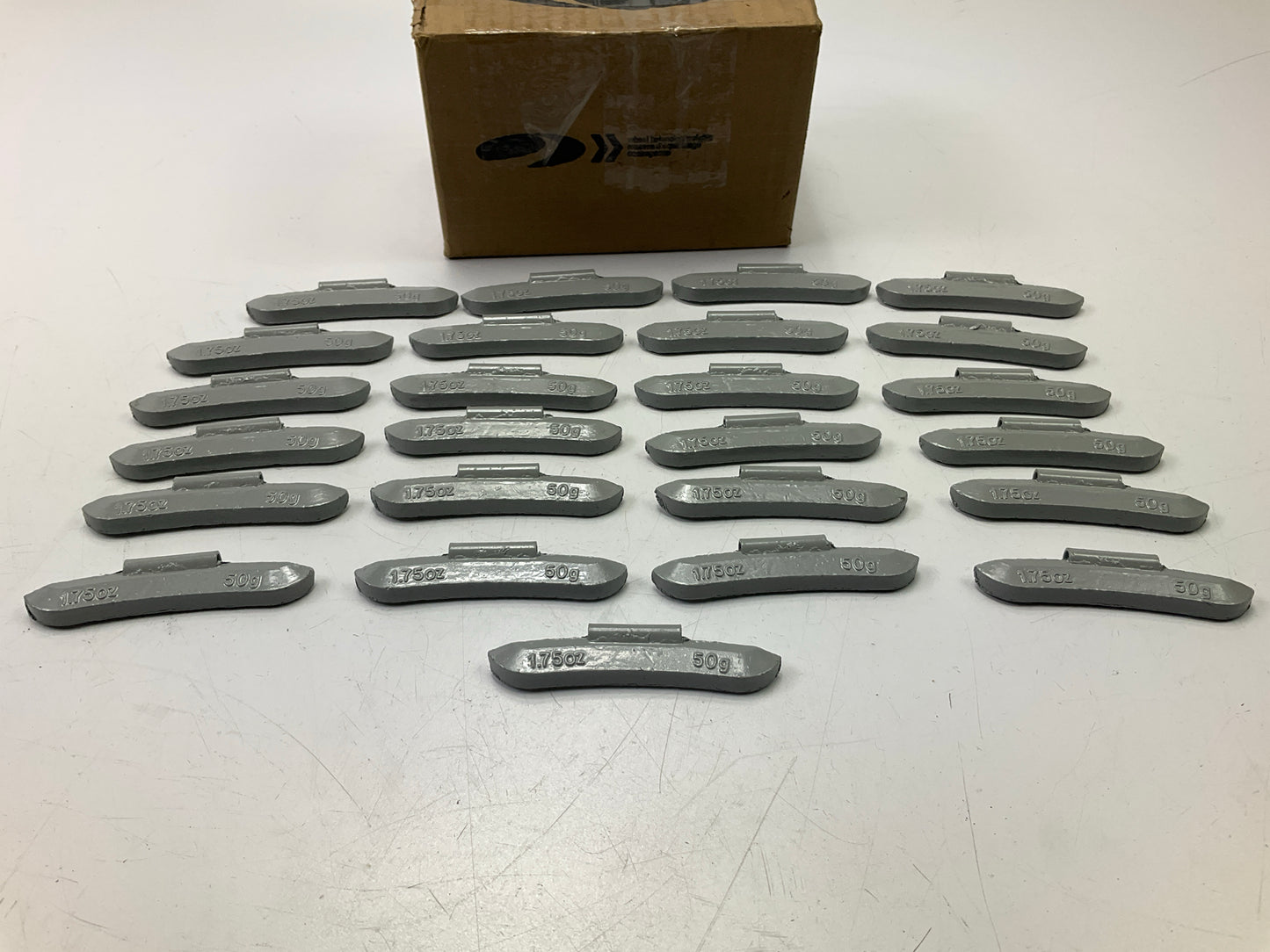 25 Pcs - Plombco REGS-1-75 Wheel Weights 1.75 Oz Each