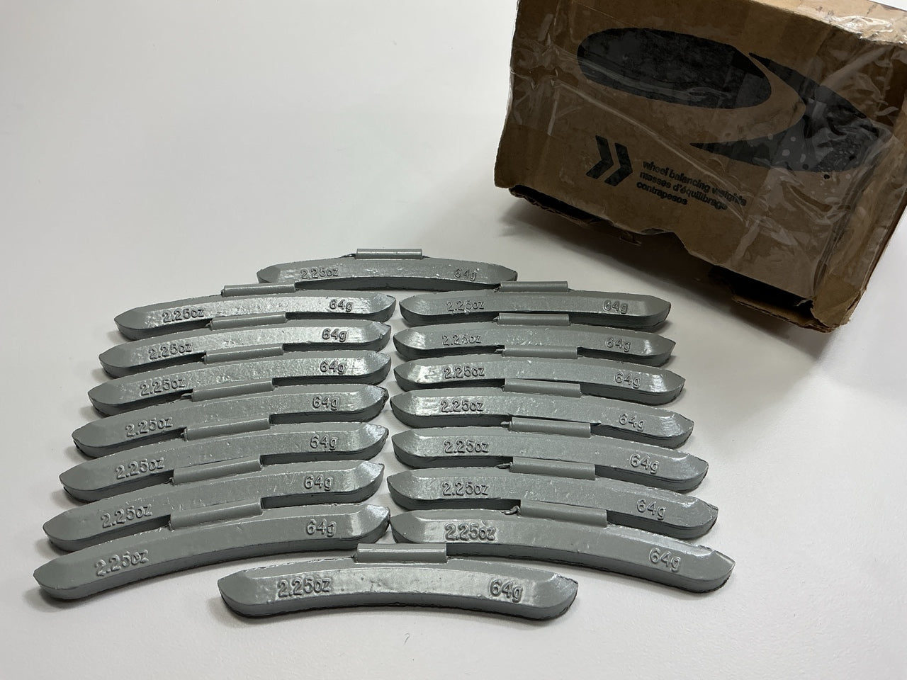 Plombco REGS-2-25 Wheel Balancing Weights 2.25 Oz Each - Box Of 16 Weights