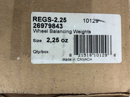 Plombco REGS-2-25 Wheel Balancing Weights 2.25 Oz Each - Box Of 16 Weights