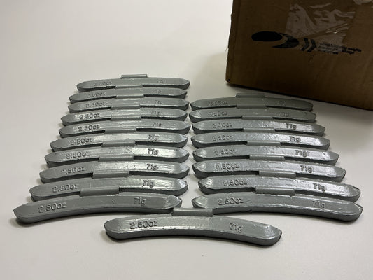 Plombco REGS-2-50 Wheel Balancing Weights 2.50 Oz Each - Pack Of 19 Weights