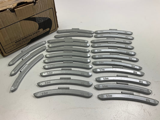 Plombco REGS-3-00 Wheel Balancing Weights 3.00 Oz Each - 25 Pcs