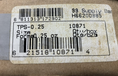 Plombco TPS-0-25 Wheel Balance Weights 0.25 Oz Each - Box Of 25