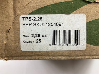 Plombco TPS-2-25 Wheel Balancing Weights - 2.25 Oz Each - Box Of 25 Pcs