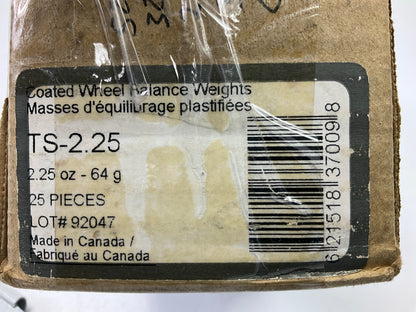 Plombco TS-2-25 Wheel Weights 2.25 Oz Each - Box Of 24