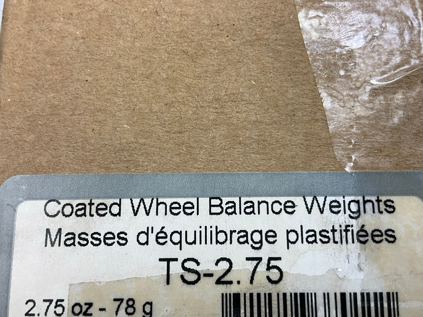 Plombco TS-2.75 Wheel Weights - 2.75 Oz Each, Box Of 24 Pcs