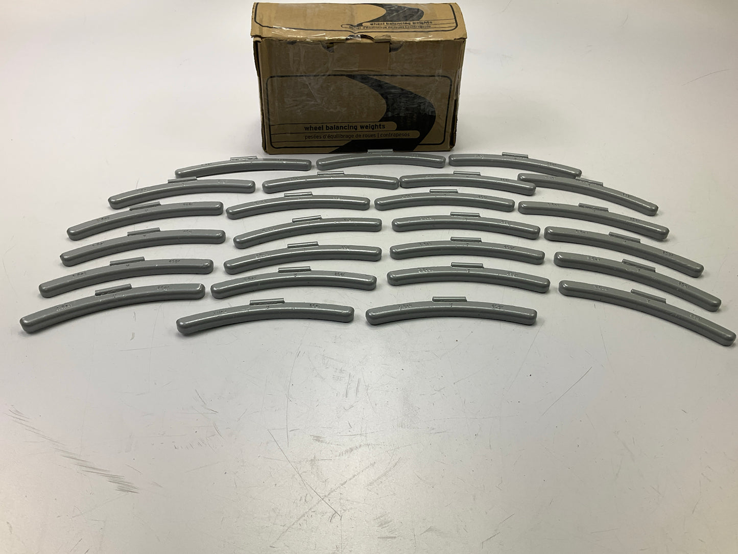 Plombco TS-3-00 Wheel Balancing Weights, 3 Oz Each - 25 Pcs