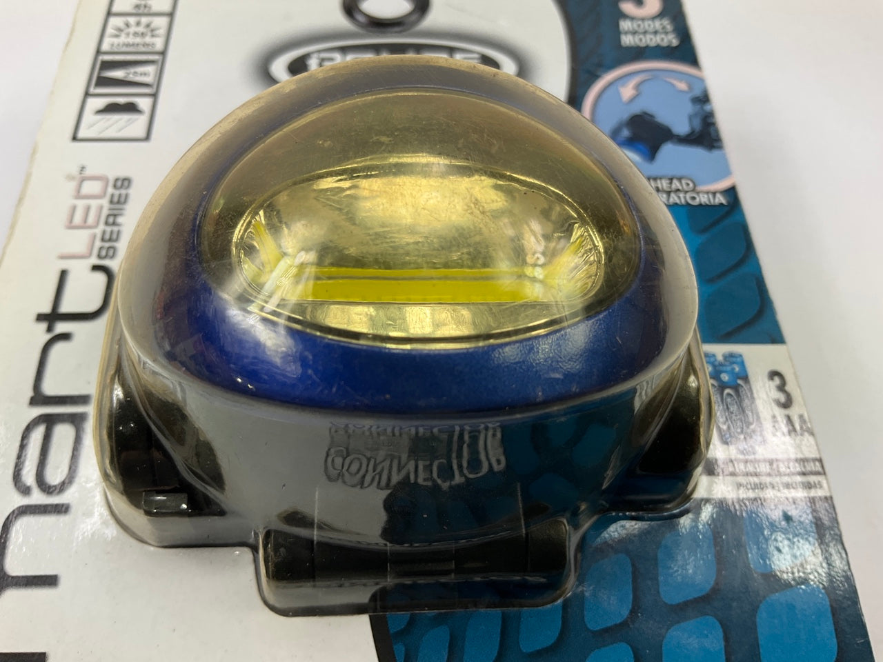 Police Security 99645 LED Headlamp - 55-150 Lumens, Takes AAA Batteries