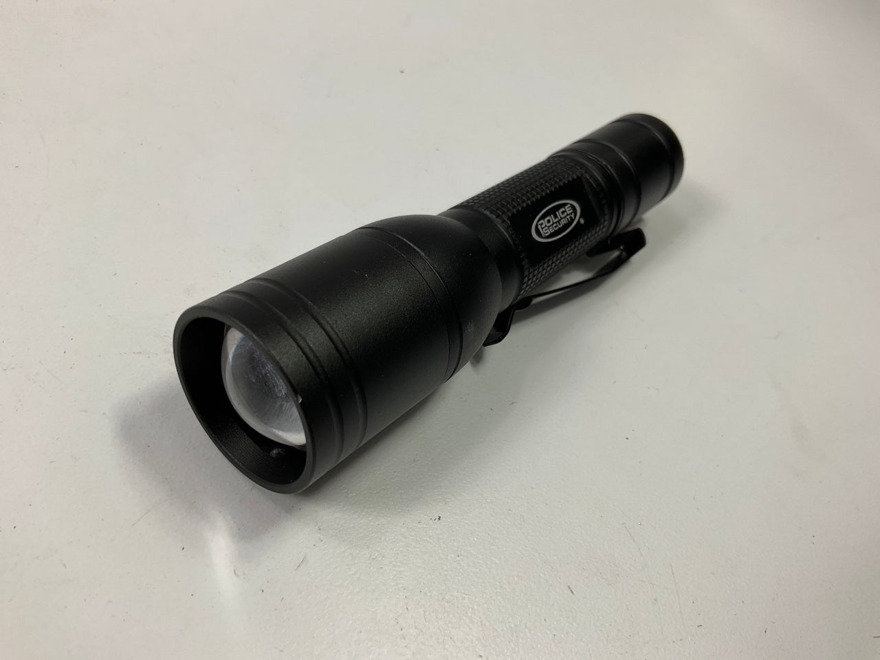 Police Security 99815 Shield Series Flashlight, 120 Lumen LED, Black, Takes AA