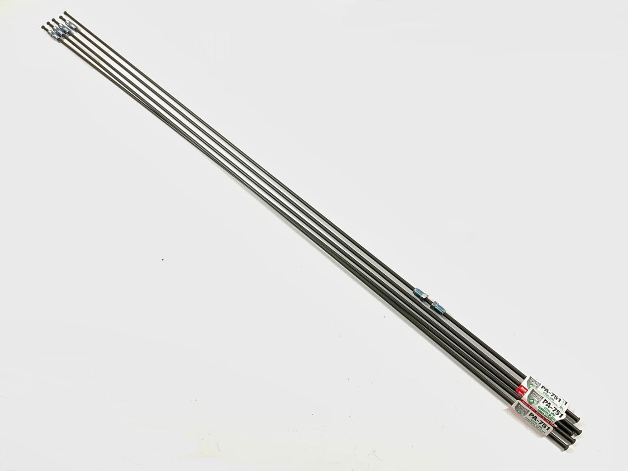 (5) Poly Armour PA-751 PVF Coated Steel Brake Line: 51'' Long, 6mm Diameter