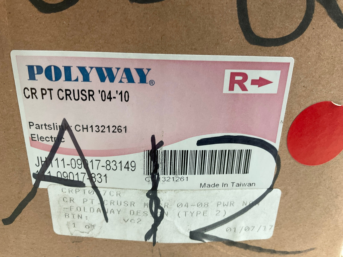 Polyway 111-09017-831 Right Mirror For 2004-2010 Chrysler PT Cruiser (non-fold)