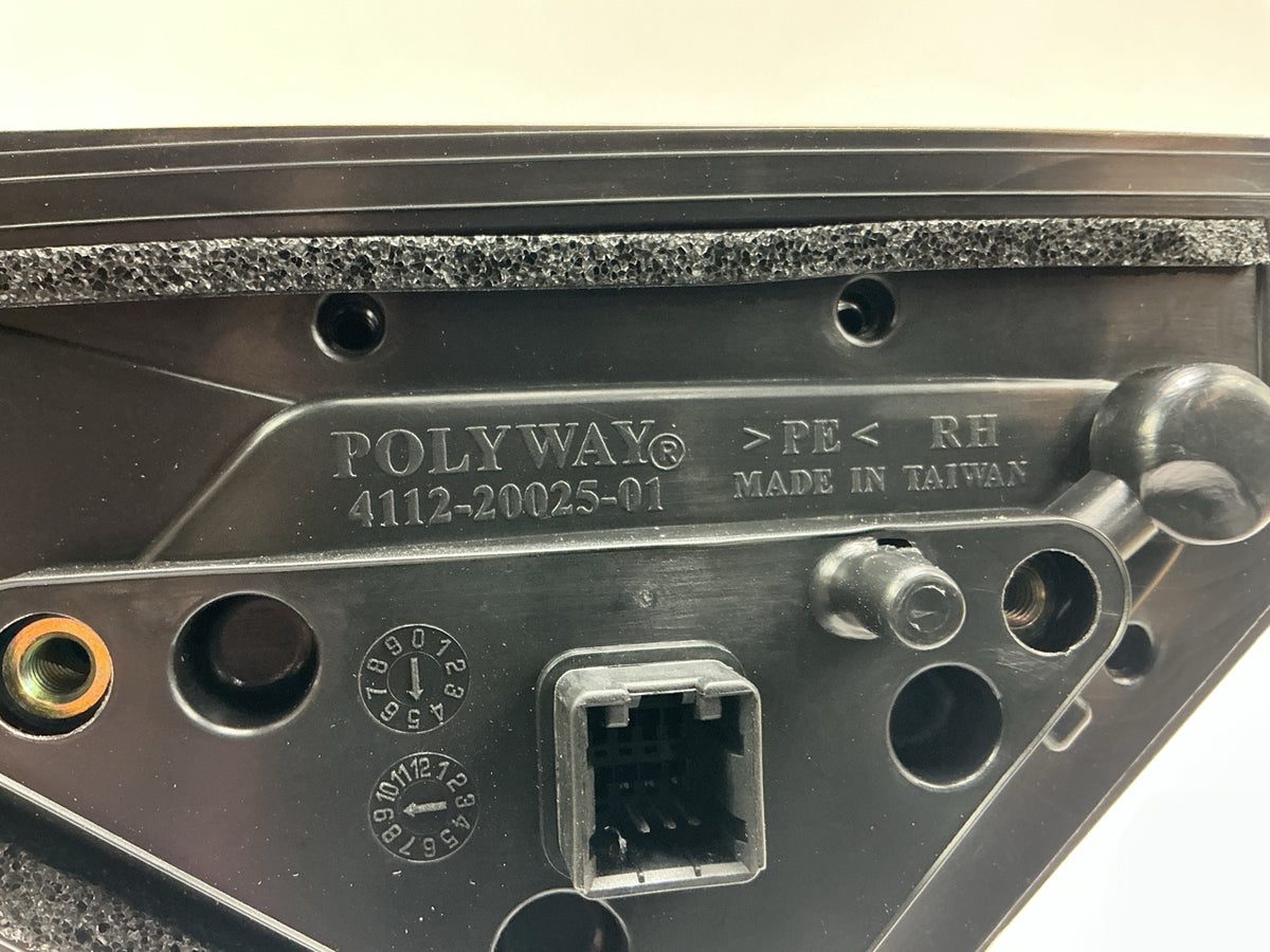 Polyway 111-20025-931 Right Heated Mirror For 2012-2013 Hyundai Veloster