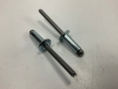 Avdel Plated Steel Rivets SD88, 1/4'' Rivet Diam., 3/8''-1/2'' Grip Range 100 /pack