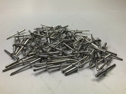 POP 59492 - 3/16'' X 1/2'' SAE Aluminum Medium Head Silver Blind Rivets, 100 Pack