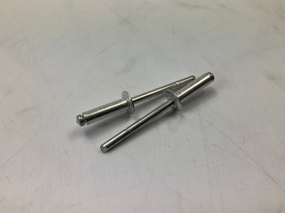 POP 59492 - 3/16'' X 1/2'' SAE Aluminum Medium Head Silver Blind Rivets, 100 Pack