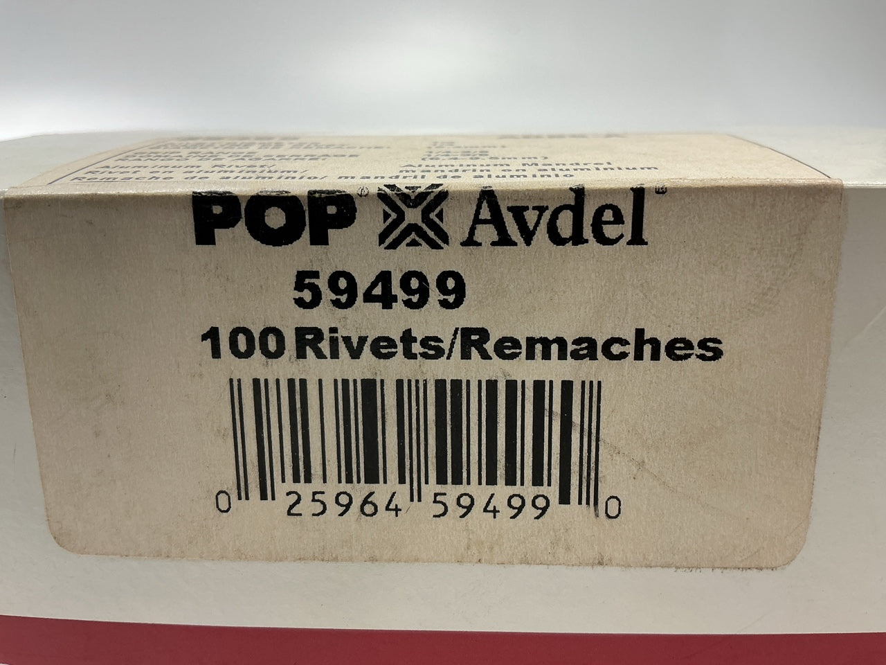 1000 Pcs POP Avdel 59499 Blind Aluminum Rivet 1/4'' Diameter 1/4''-3/8'' Grip Range