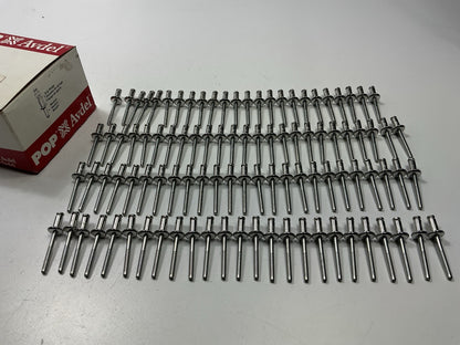 Pop Avdel 59580 Blind Rivets 1/4'' Dia., Head Dia..510'', Grip Range: 1/32''-9/64''