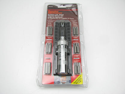 Popular Mechanics PM50006 Impact Driver Set Screwdrivers - 15pc - 1/2'' Drive