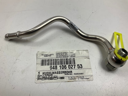 NEW 11-18 OEM Porsche Cayenne Turbo 958 4.8L Motor Engine Coolant Pipe Hose Tube