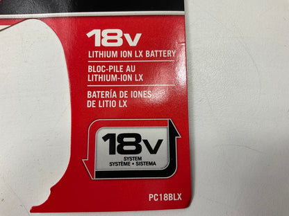 PORTER CABLE PC18BLX 18V 1.3Ah Lithium Replacement Battery For Porter Cordless