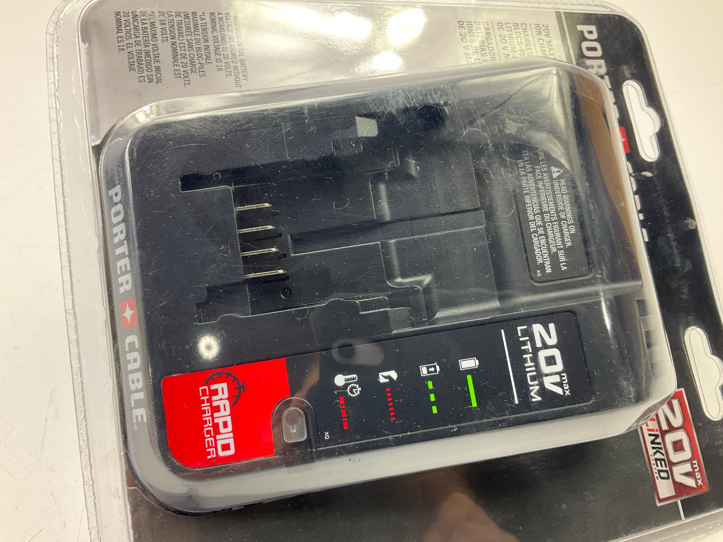 Porter-Cable PCC692L 20V MAX Lithium Battery Charger, New, Factory Sealed