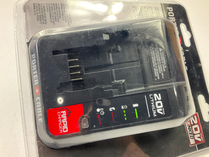 Porter-Cable PCC692L 20V MAX Lithium Battery Charger, New, Factory Sealed