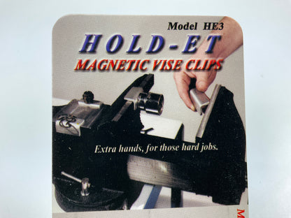 Posi-lock HE3 HOLD-ET 3'' Magnetic Vise Add-on Clips, FREES UP HANDS
