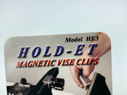 Posi-lock HE3 HOLD-ET 3'' Magnetic Vise Add-on Clips, FREES UP HANDS