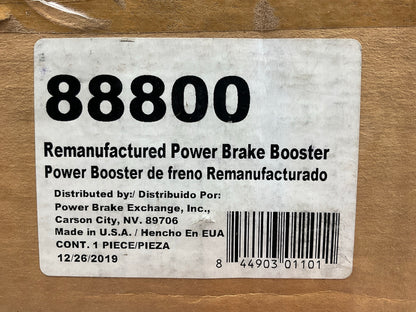 REMAN. Power Brake Exchange 88800 Brake Booster For 1995-2001 Toyota Tacoma
