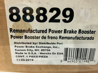 REMAN. Power Brake Exchange 88829 Brake Booster