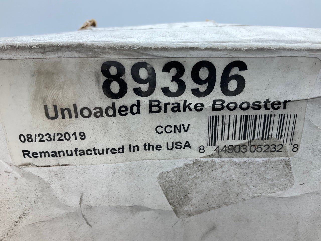 REMAN. Power Brake Exchange 89396 Power Brake Booster