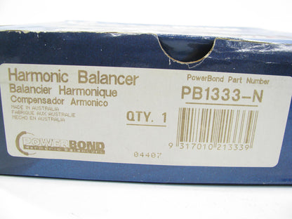 Powerbond PB1333-N Engine Harmonic Balancer 1989-1990 Saab 9000 2.0L 2.3L-L4