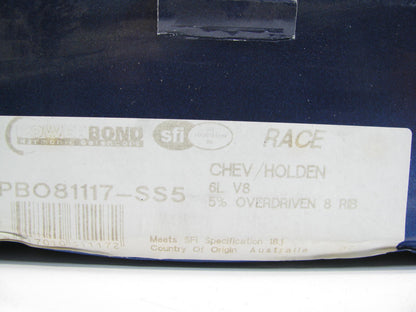 Powerbond PBO81117-SS5 Engine Harmonic Balancer 8-Rib 5% Overdrive