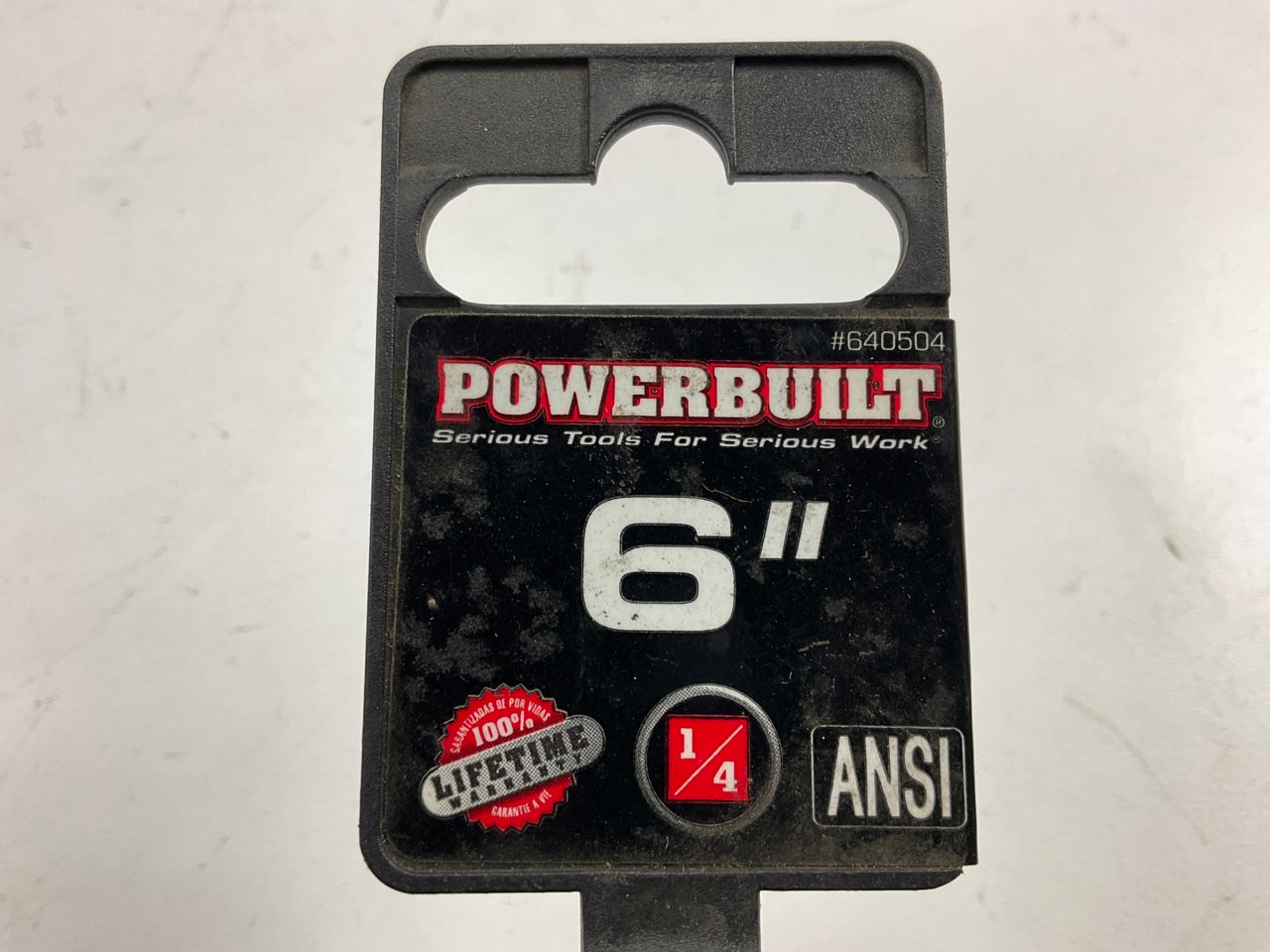 Powerbuilt 640504 1/4'' Drive 6 Inch Extension