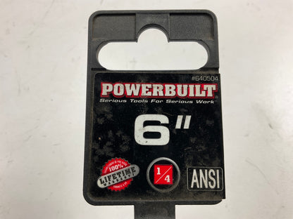 Powerbuilt 640504 1/4'' Drive 6 Inch Extension