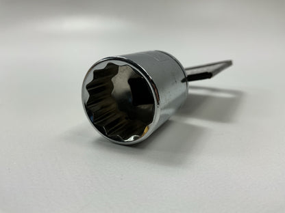 Powerbuilt 641025 3/8 Inch Drive, 21MM 12 Point Shallow Socket 21mm