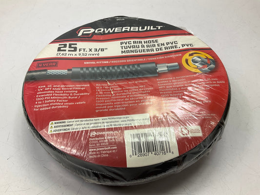 Powerbuilt 642134  3/8'' X 25' PVC Air Tool Hose