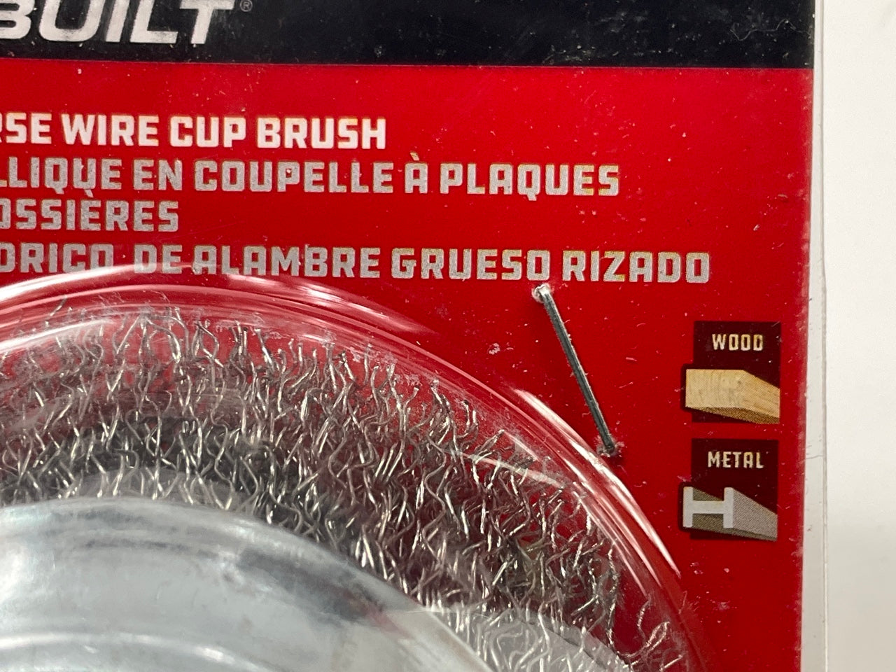 Powerbuilt 642488 3'' Steel Wire Cup Brush