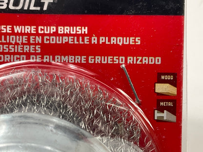 Powerbuilt 642488 3'' Steel Wire Cup Brush