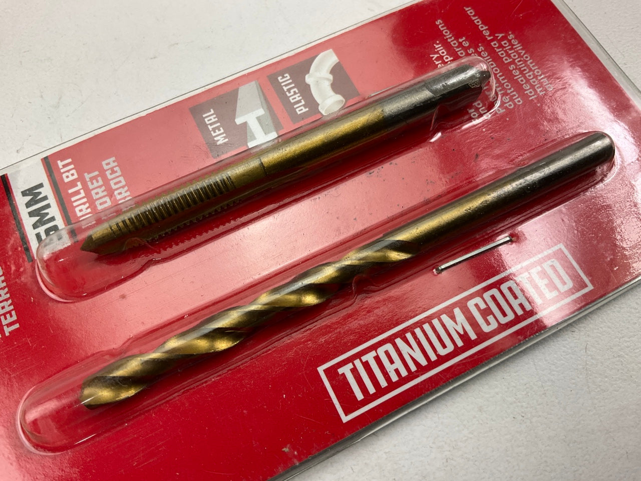 Powerbuilt 642489 6MM-1.0 Tap & 5.0Mm Drill Bit Set