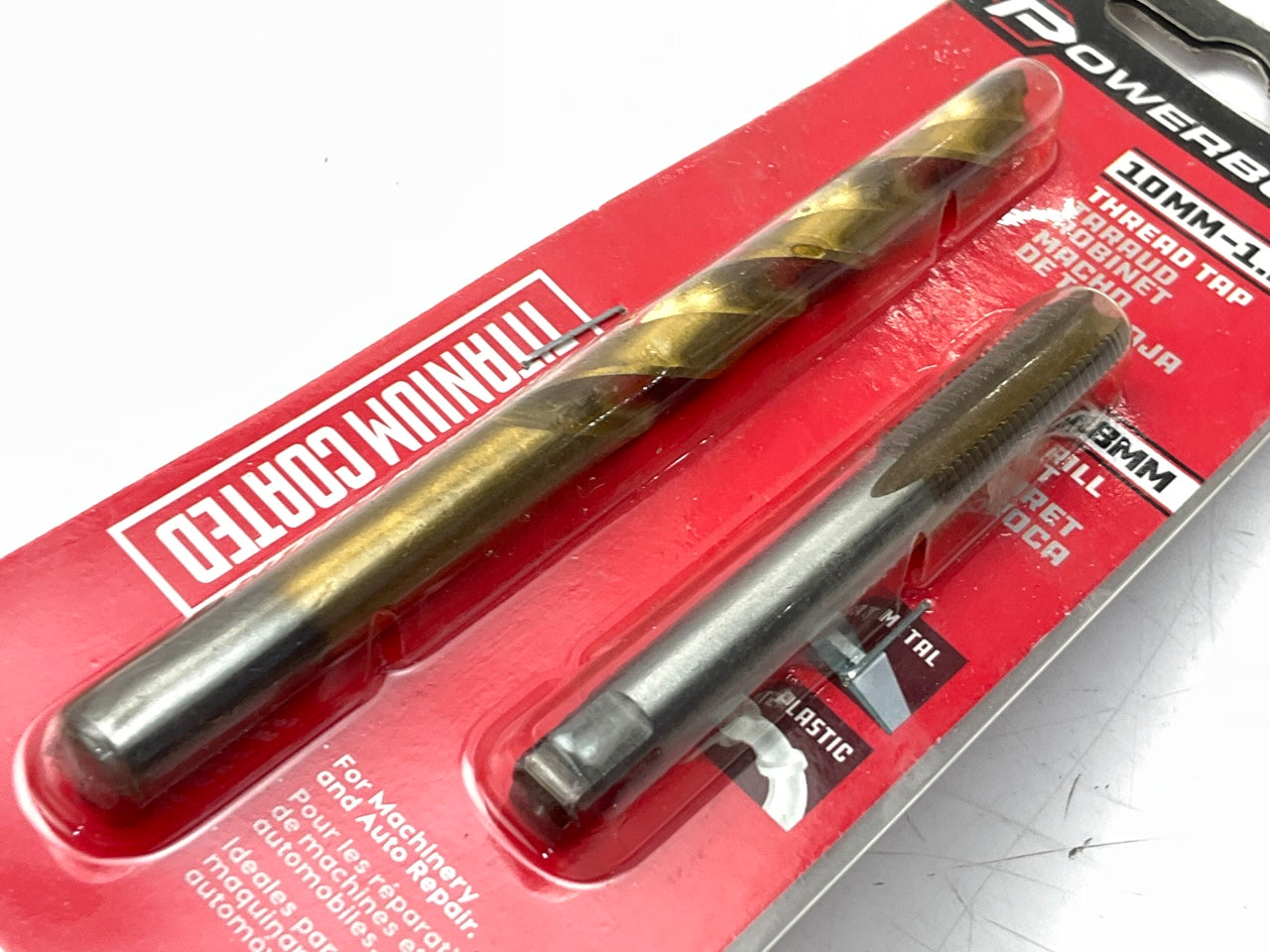Powerbuilt 642491 10mm-1.25 Tap & 8.8mm Drill Bit