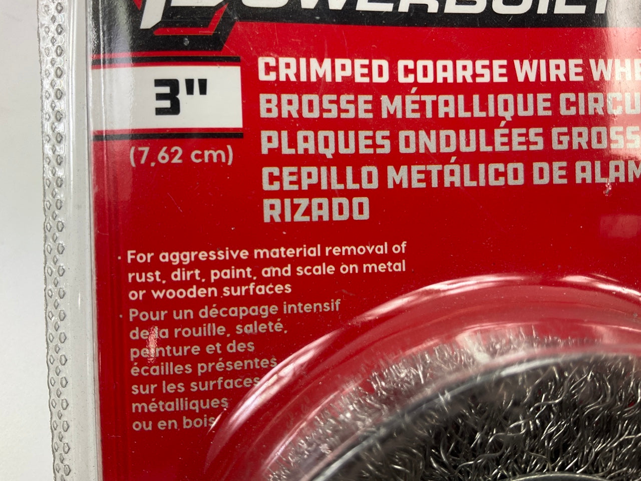 Powerbuilt 642498 3'' Coarse Crimped Wire Wheel