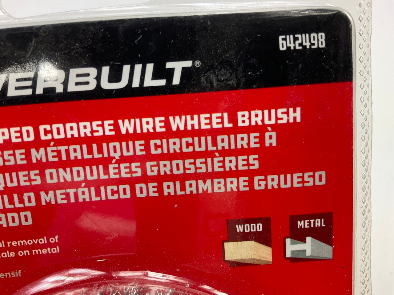 Powerbuilt 642498 3'' Coarse Crimped Wire Wheel