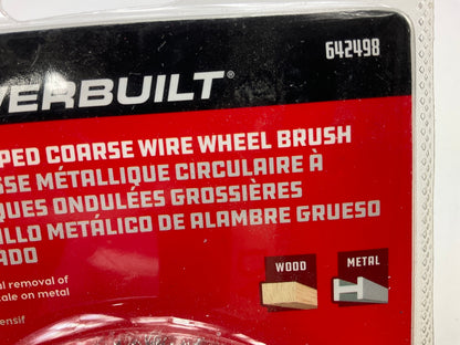 Powerbuilt 642498 3'' Coarse Crimped Wire Wheel